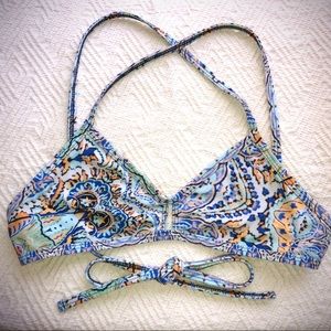 Jolyn Vent Bikini Top - Print [Sunpaisley] Medium